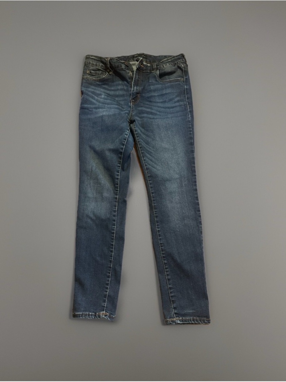 Aeropostale Women's Medium Blue Straight-Leg Jeans Sz 12